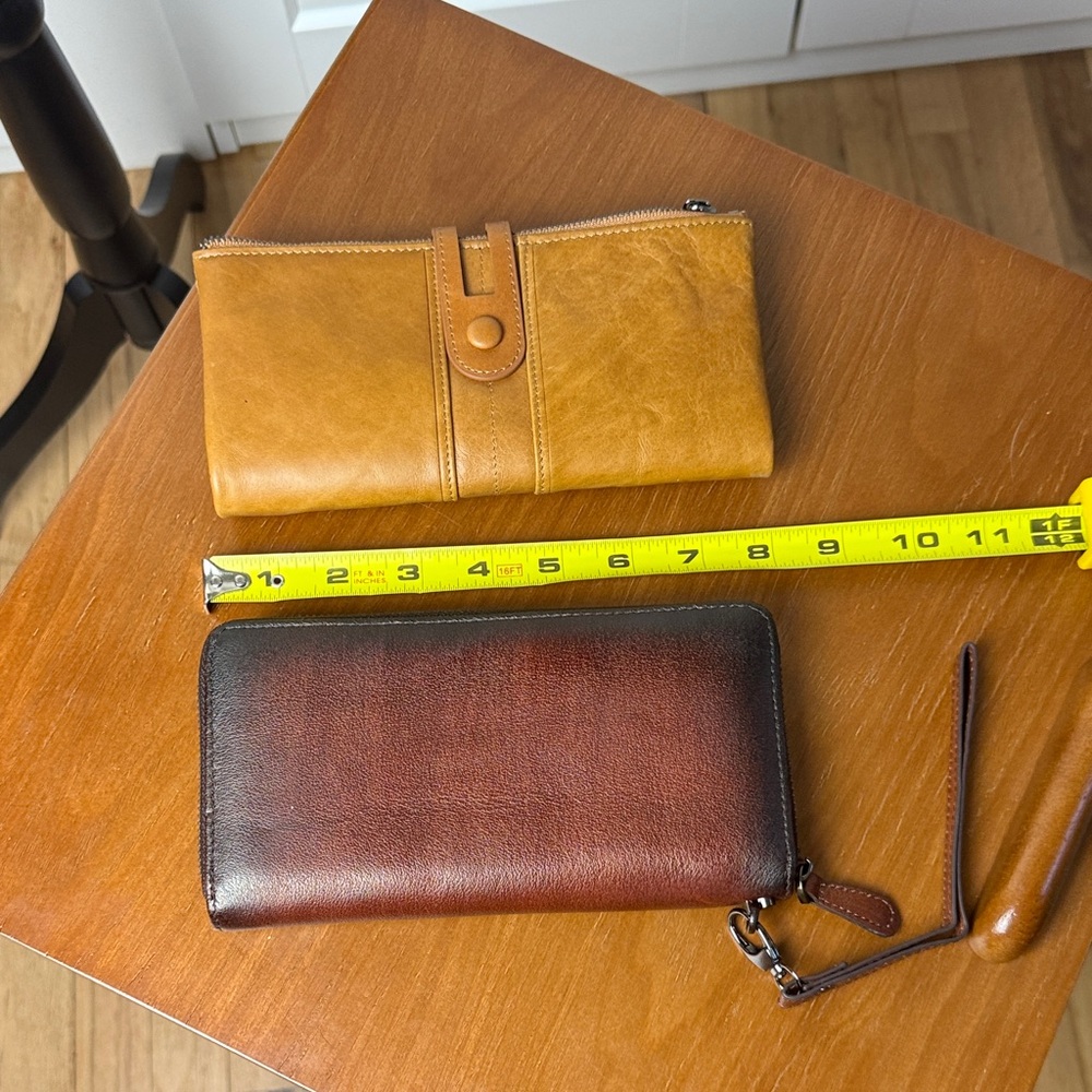 NWOT set of 2 leather wallets